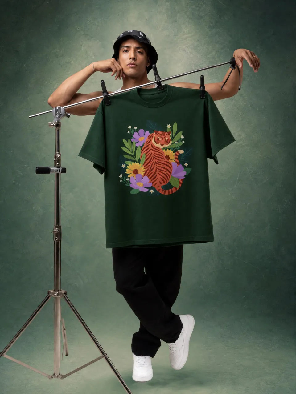 Majestic Tiger Graphic T-Shirt.
