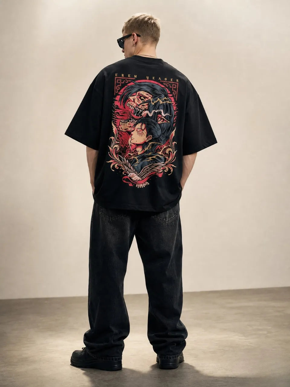 EREN YEAGER Oversized T-Shirt.