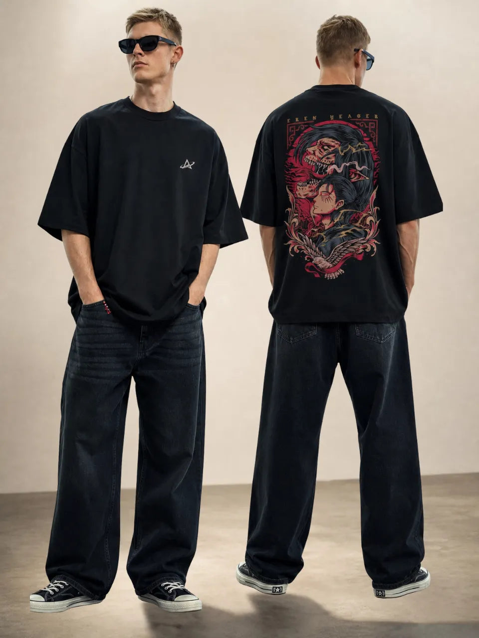 EREN YEAGER Oversized T-Shirt.