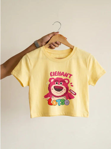 'Lotso' Beige Crop Top