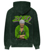 Zoro Acid Wash Green Hoodie
