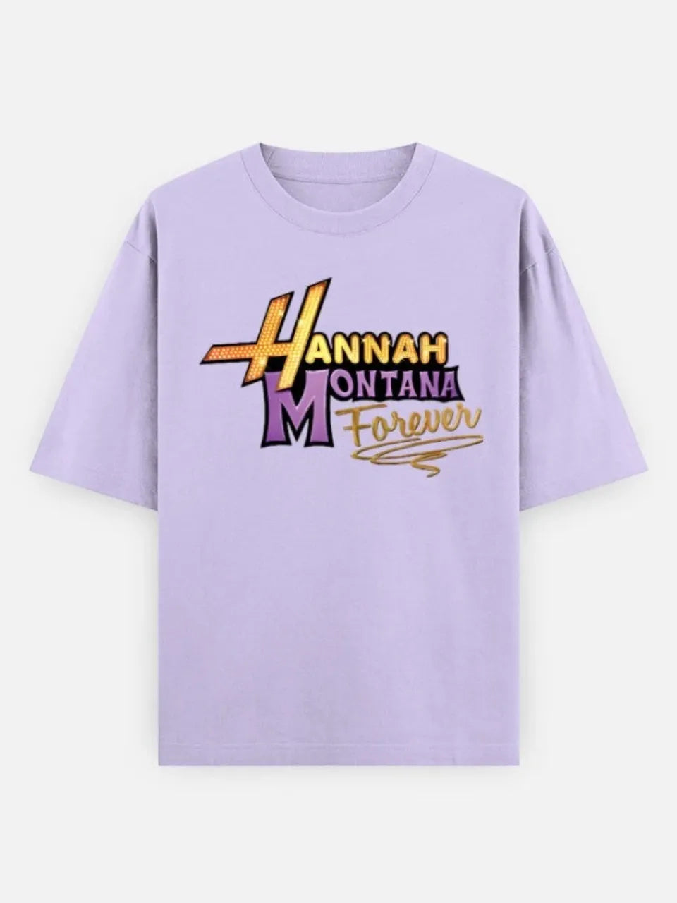 hannah montana t shirt front mockup
