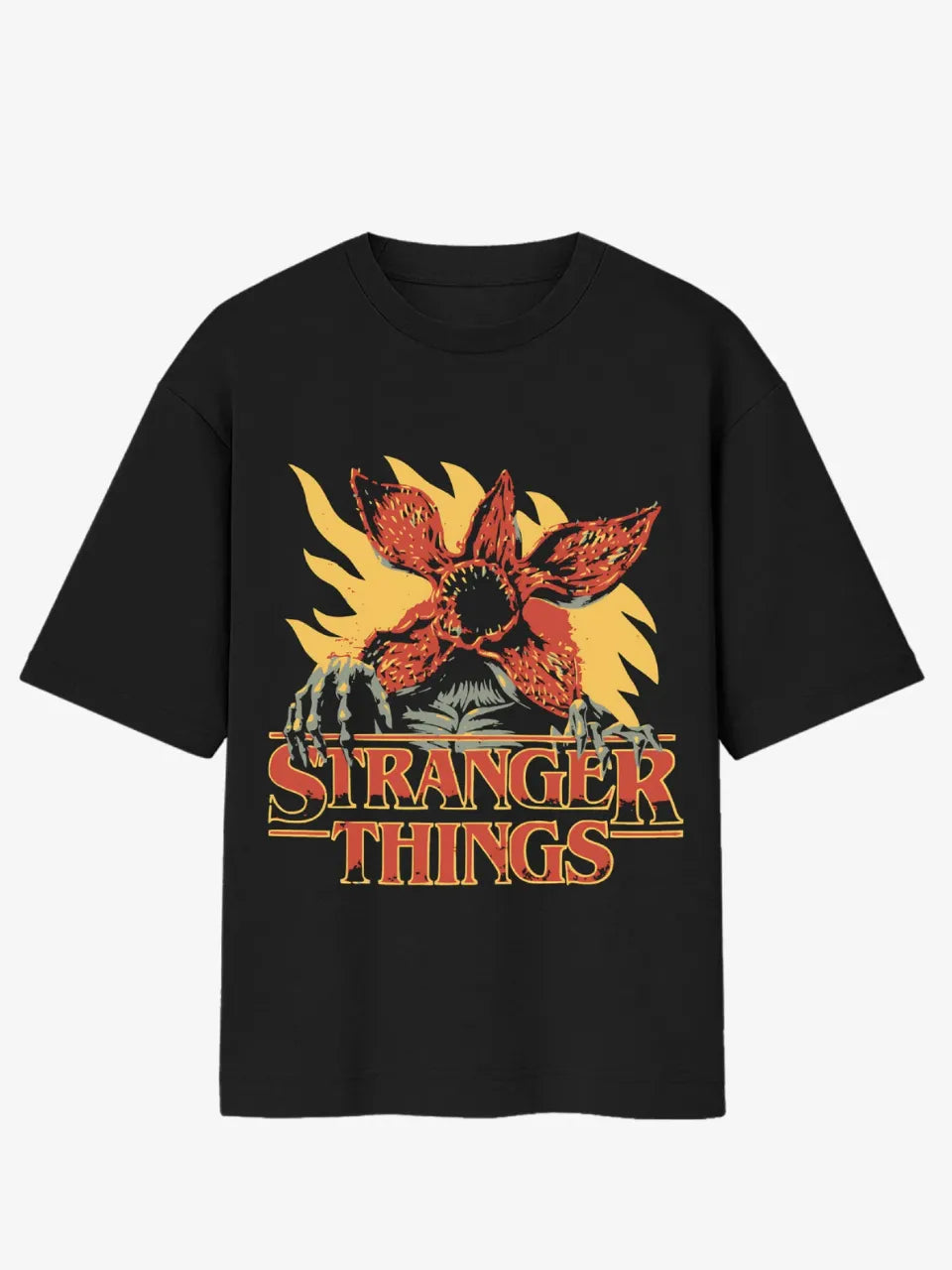 t shirts from stranger things front mockup