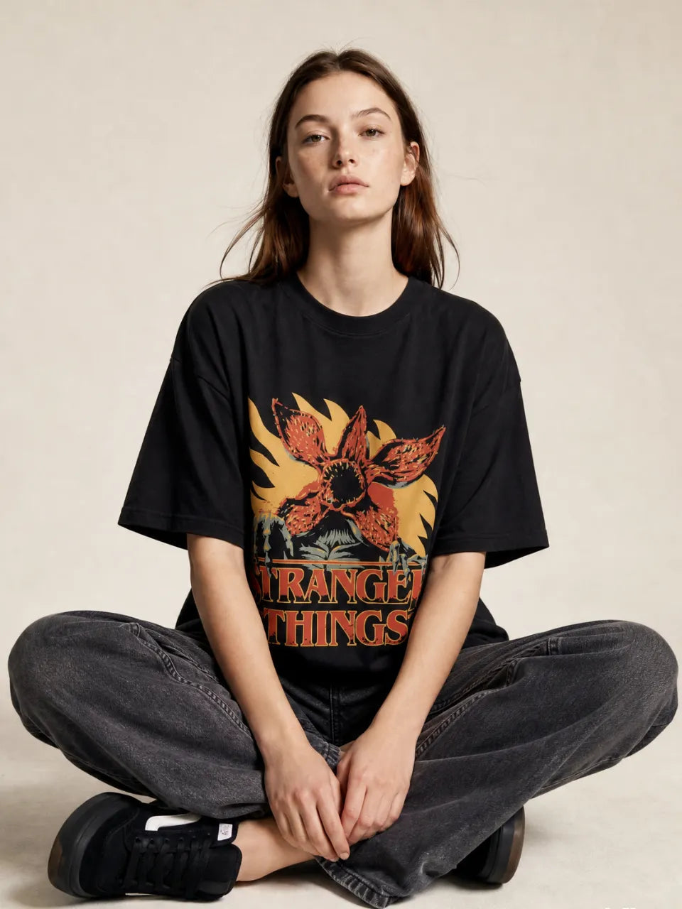 t shirts from stranger things  women front