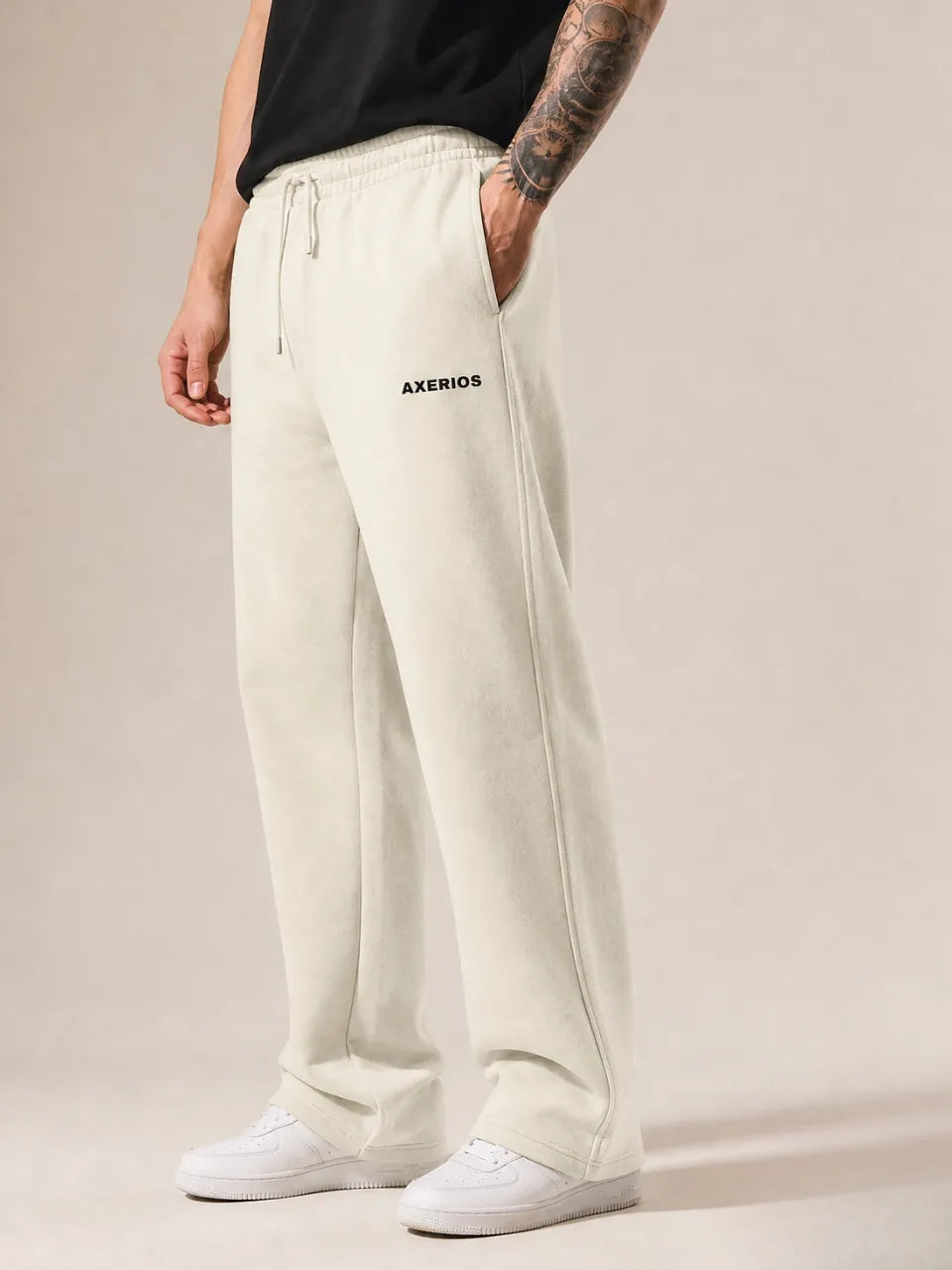Wide Leg Sweatpants For Men in premium terry fabric