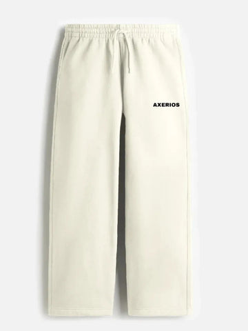 Men's wide leg sweatpants casual streetwear outfit